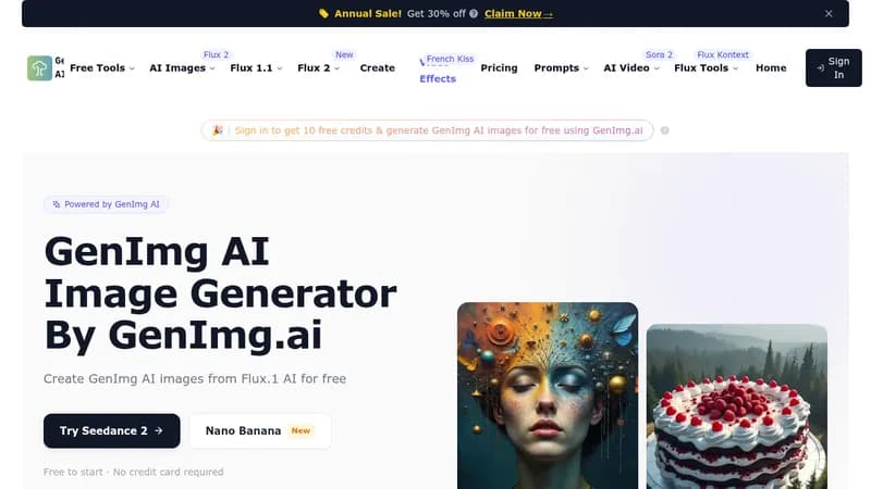 genimg ai image generator website