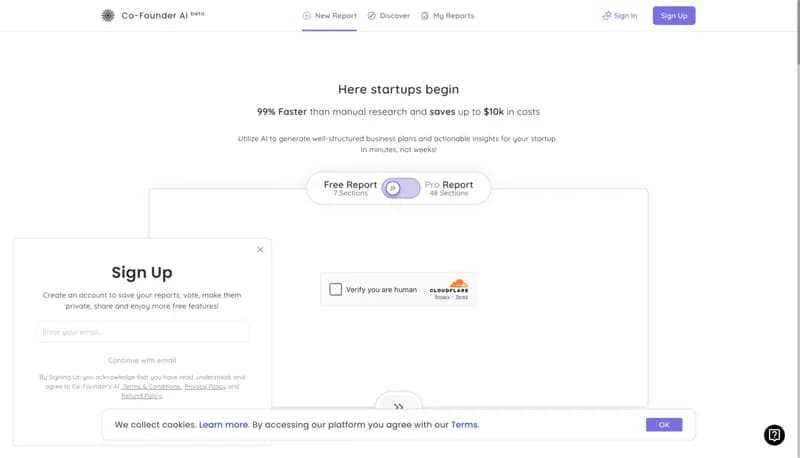 Co-Founder AI screenshot