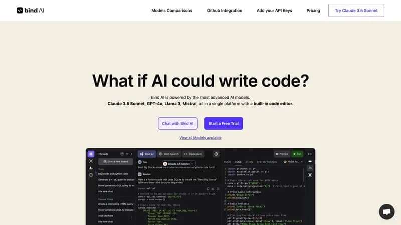Bind AI Copilot screenshot
