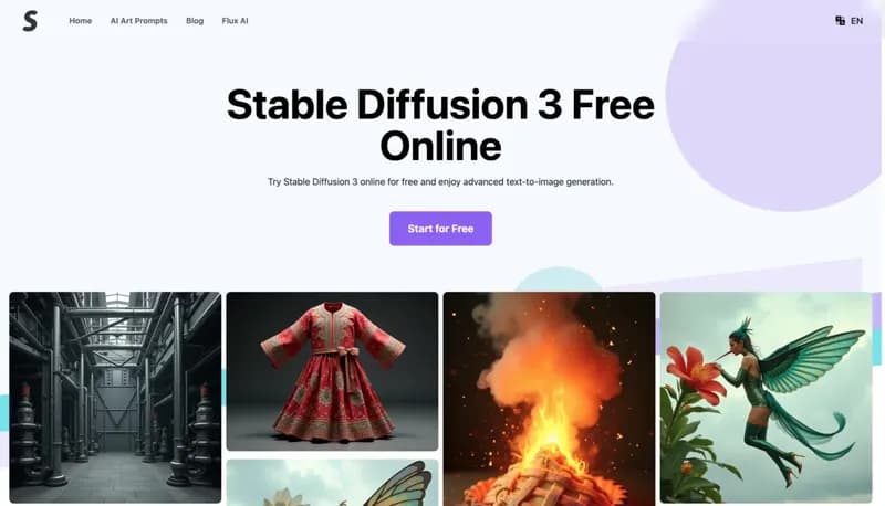 Stable Diffusion 3 screenshot