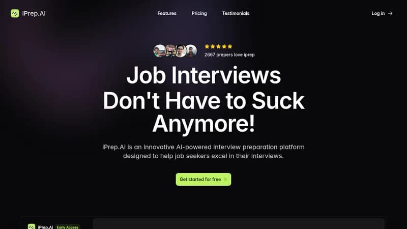 iprep.ai website