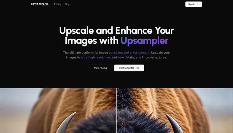Upsampler screenshot