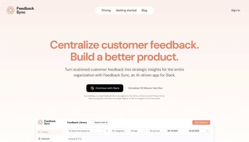 Feedback Sync screenshot
