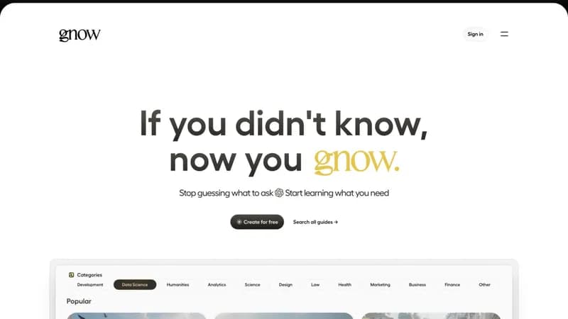 gnow screenshot
