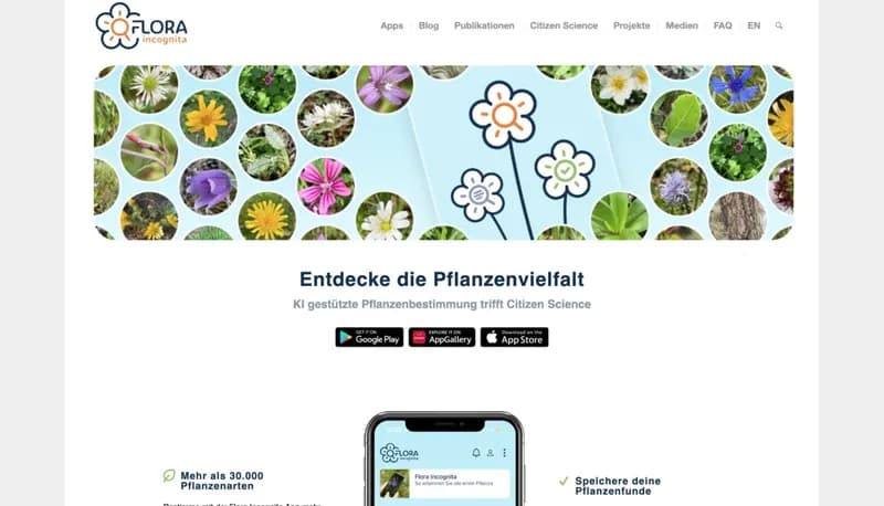 Flora Incognita App screenshot