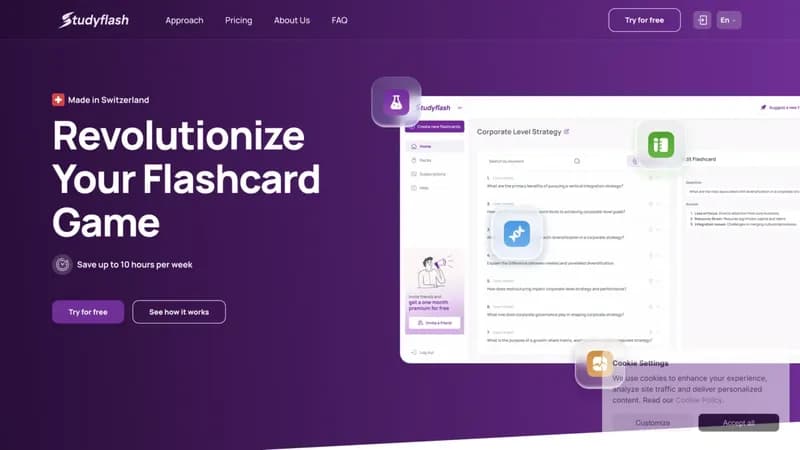 Studyflash screenshot