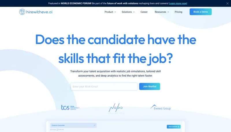 HirewithEve.ai screenshot
