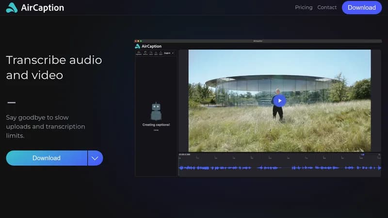 aircaption website