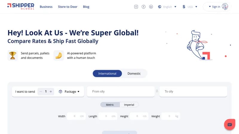 shipper global website