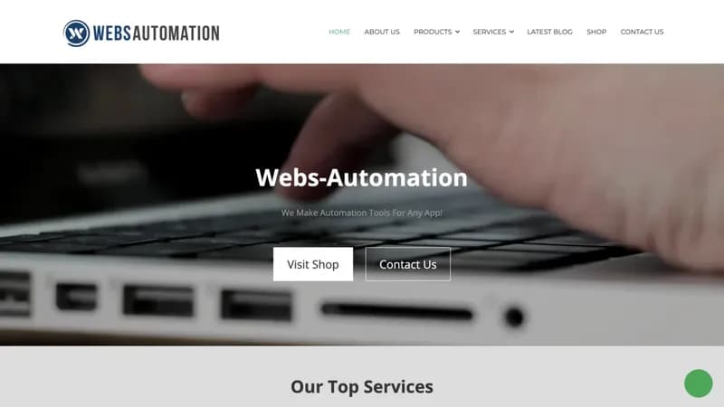 Webs-Automation screenshot