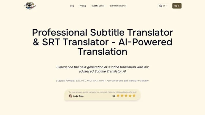 Subtranslate AI screenshot