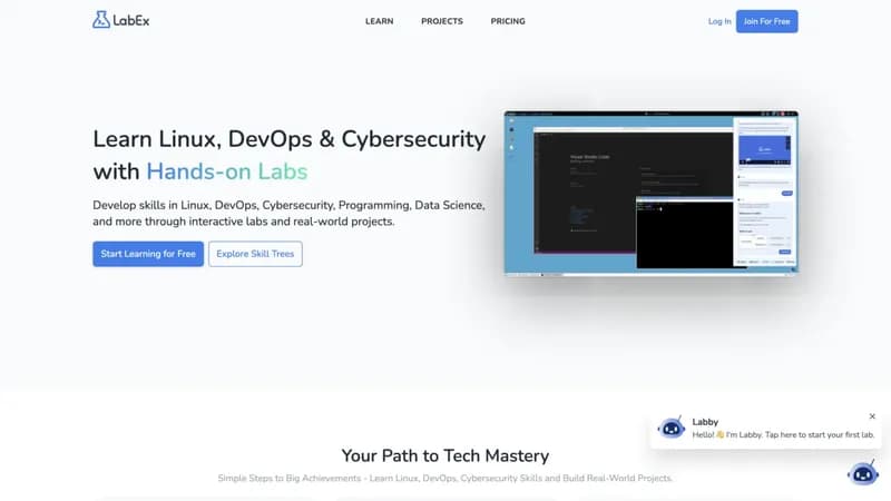 LabEx screenshot