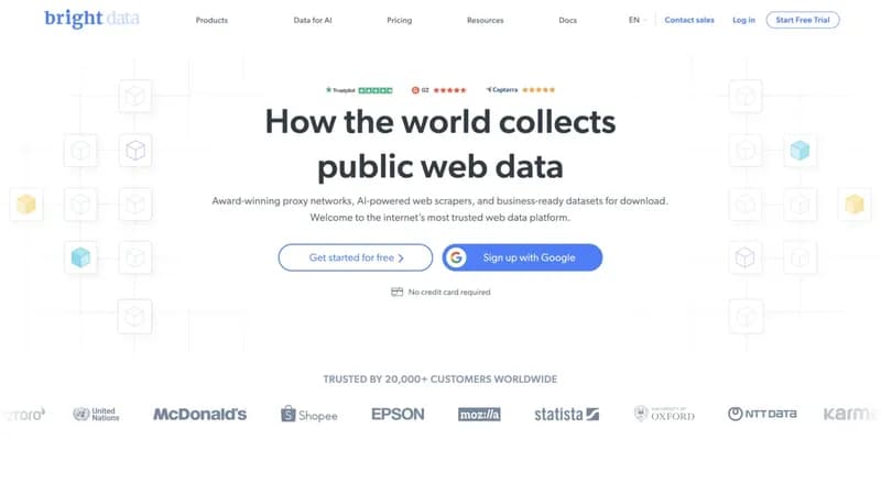 Bright Data screenshot