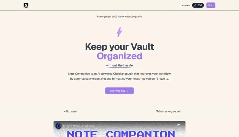 Note Companion screenshot
