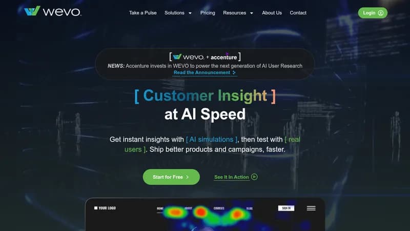 wevo website