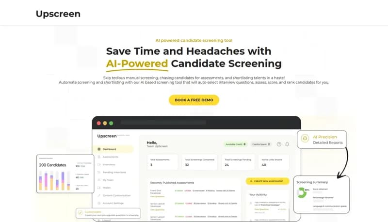 UpScreen screenshot