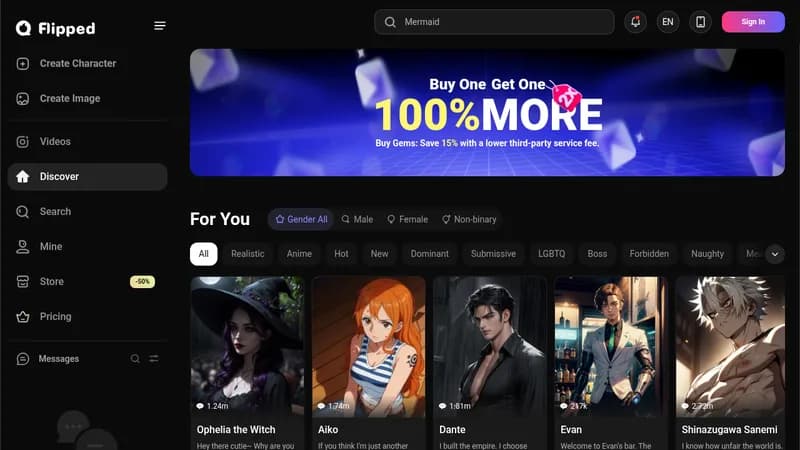 flipped chat website