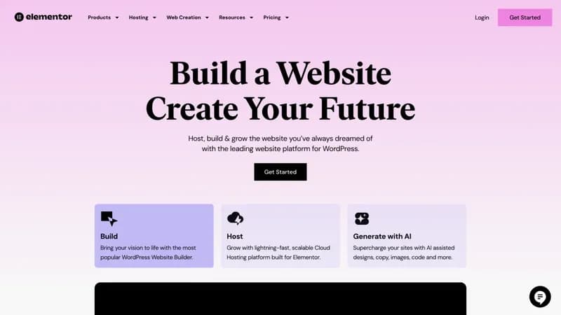 Elementor screenshot