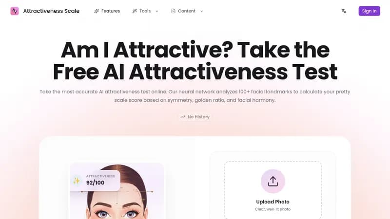 attractiveness scale website
