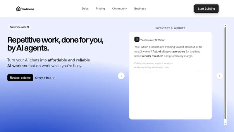 toolhouse website