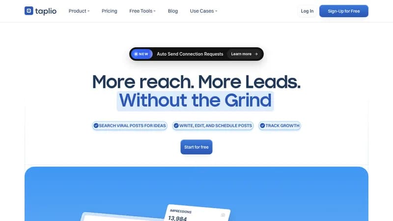 taplio website