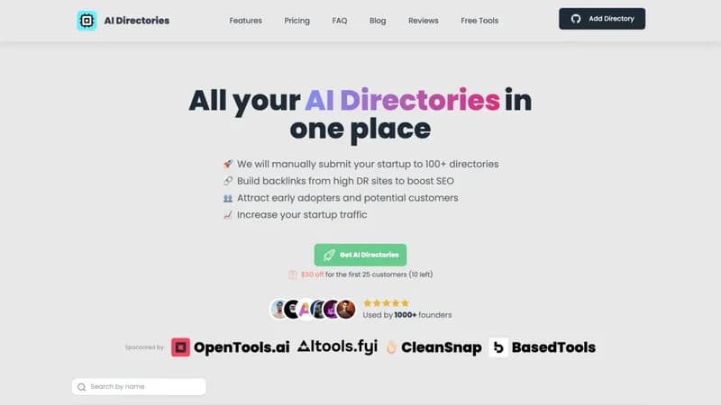 AI Directories screenshot