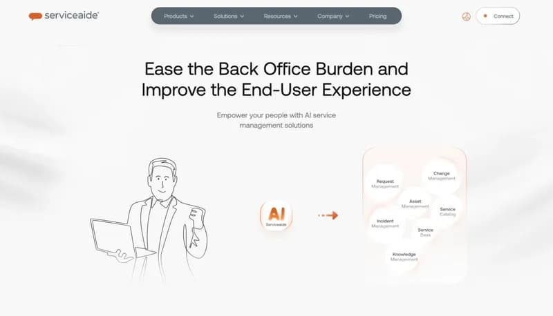 Serviceaide screenshot