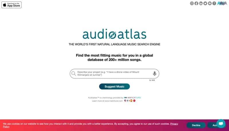 Audioatlas screenshot