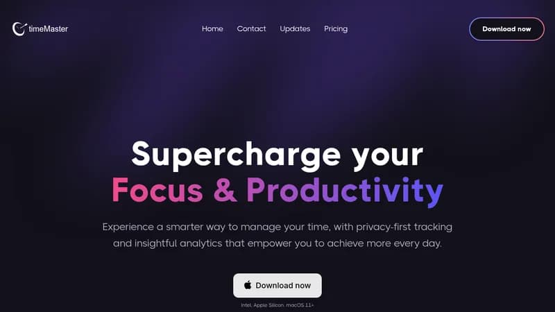 timemaster website