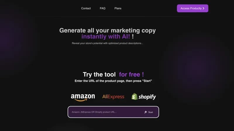 Productly screenshot