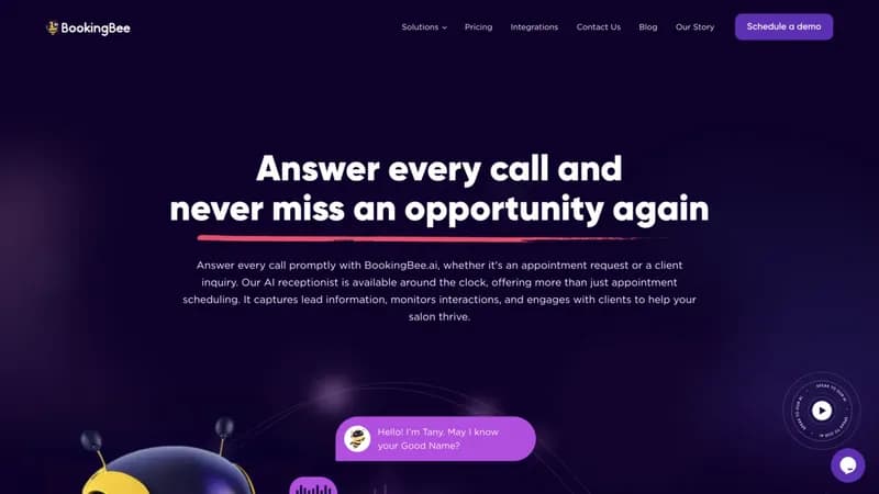 BookingBee.ai screenshot