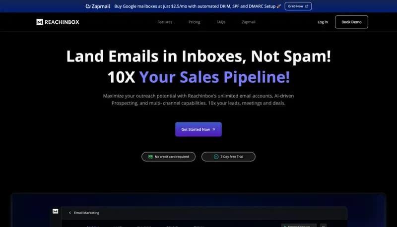 ReachInbox screenshot