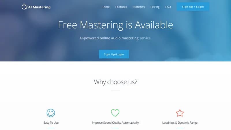 ai mastering website