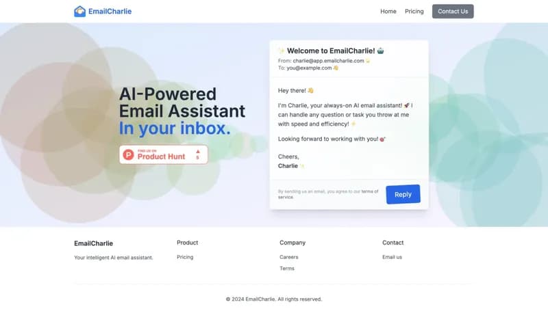 EmailCharlie screenshot
