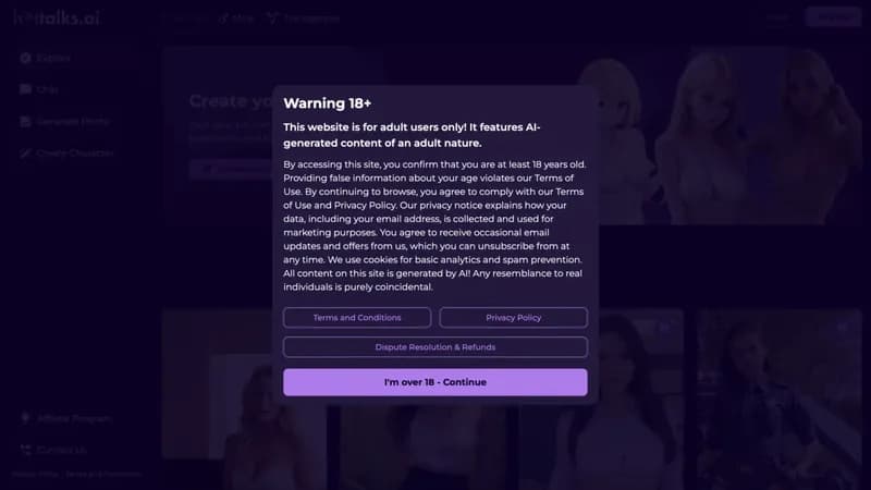 Hottalks.ai screenshot