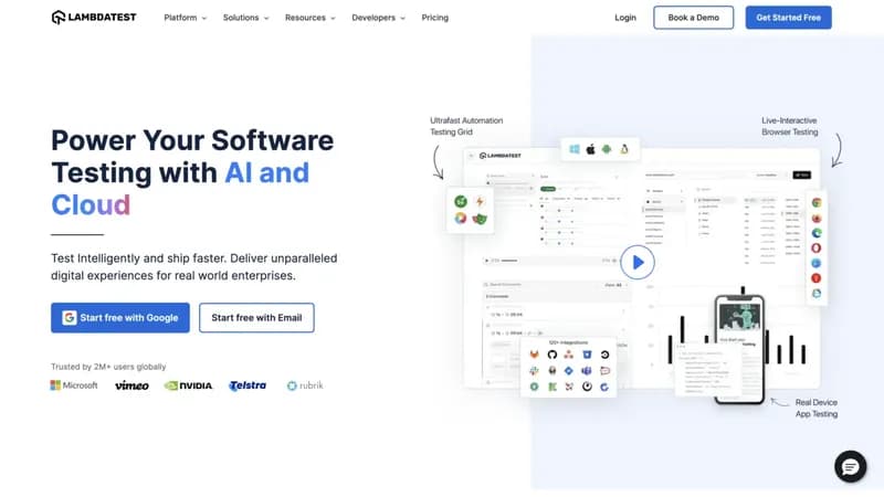 LambdaTest screenshot