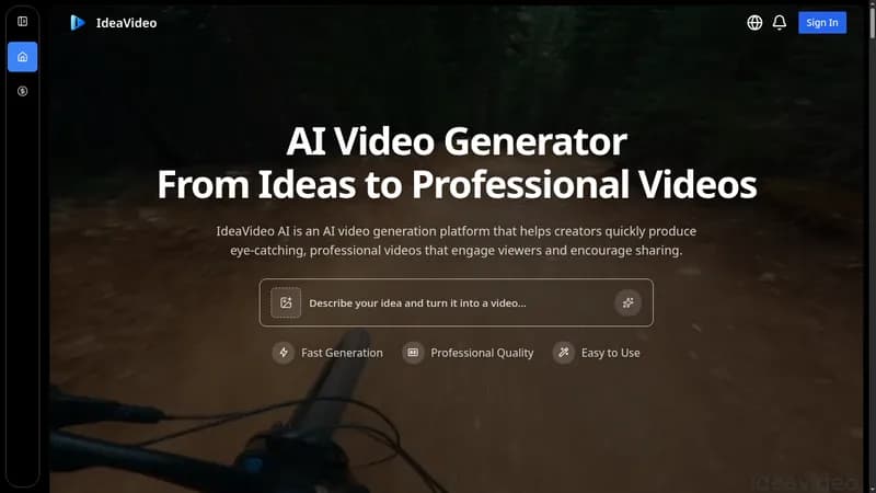 ideavideo ai website