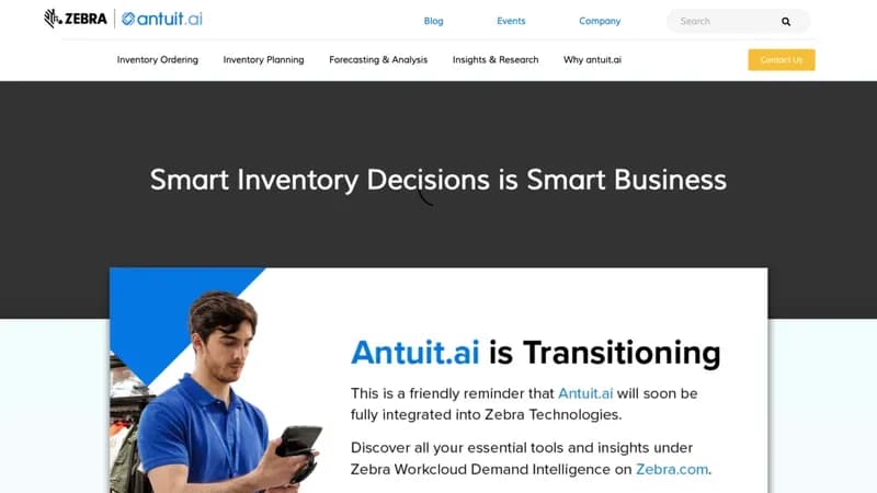 Antuit.ai screenshot