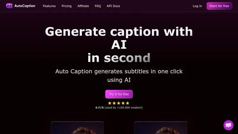autocaption website