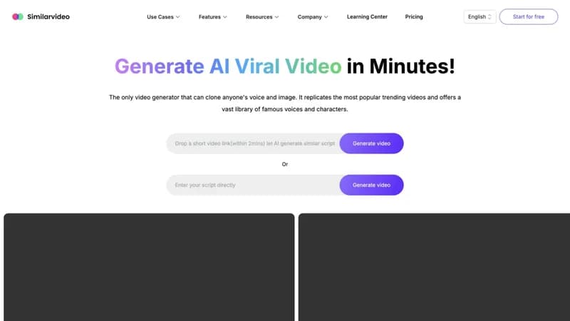 Similarvideo screenshot