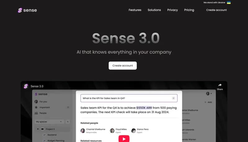 Sense 3.0 screenshot