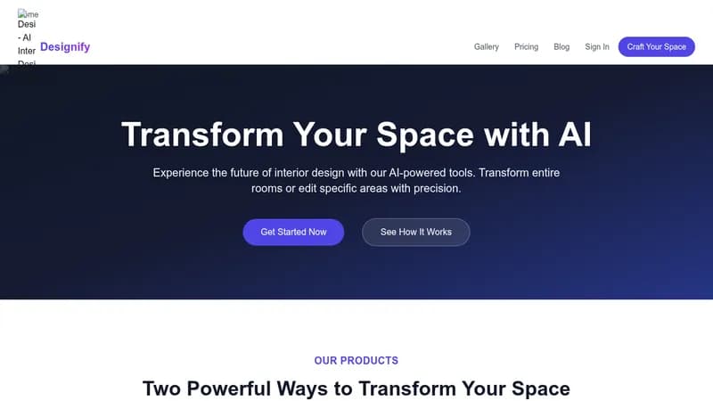 designify website