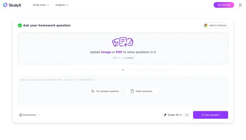 StudyX AI Homework Helper screenshot