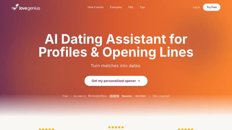 lovegenius website