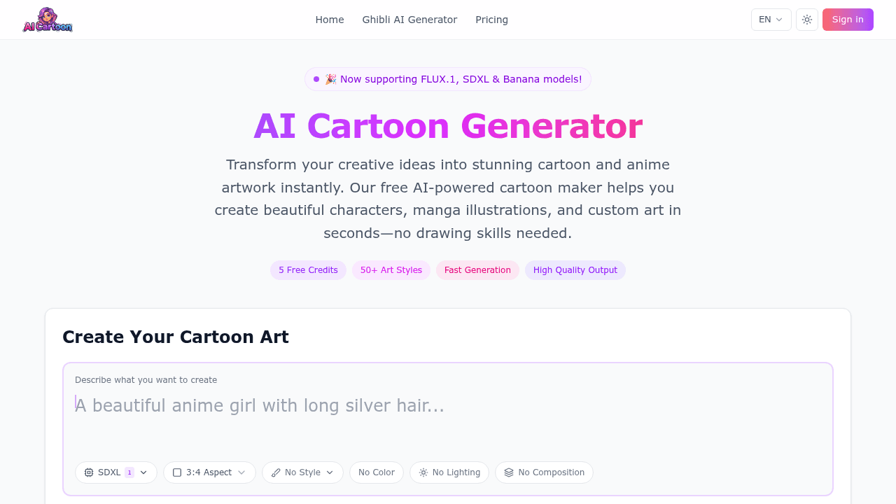 ai cartoon generator website