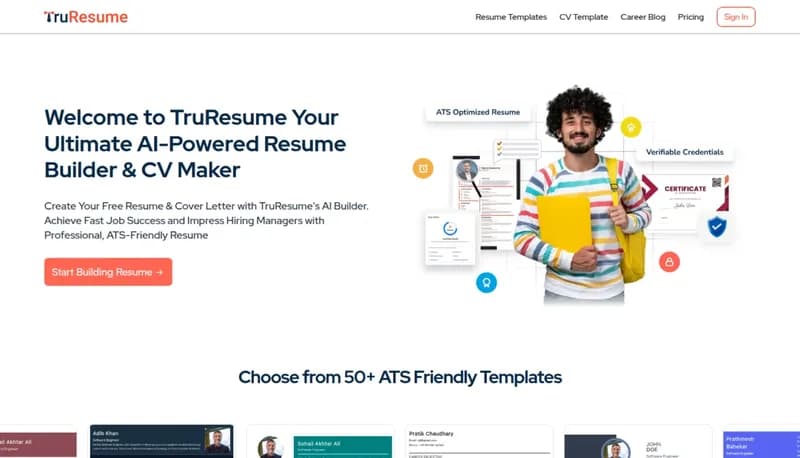 TruResume screenshot