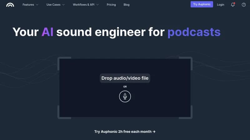 auphonic website