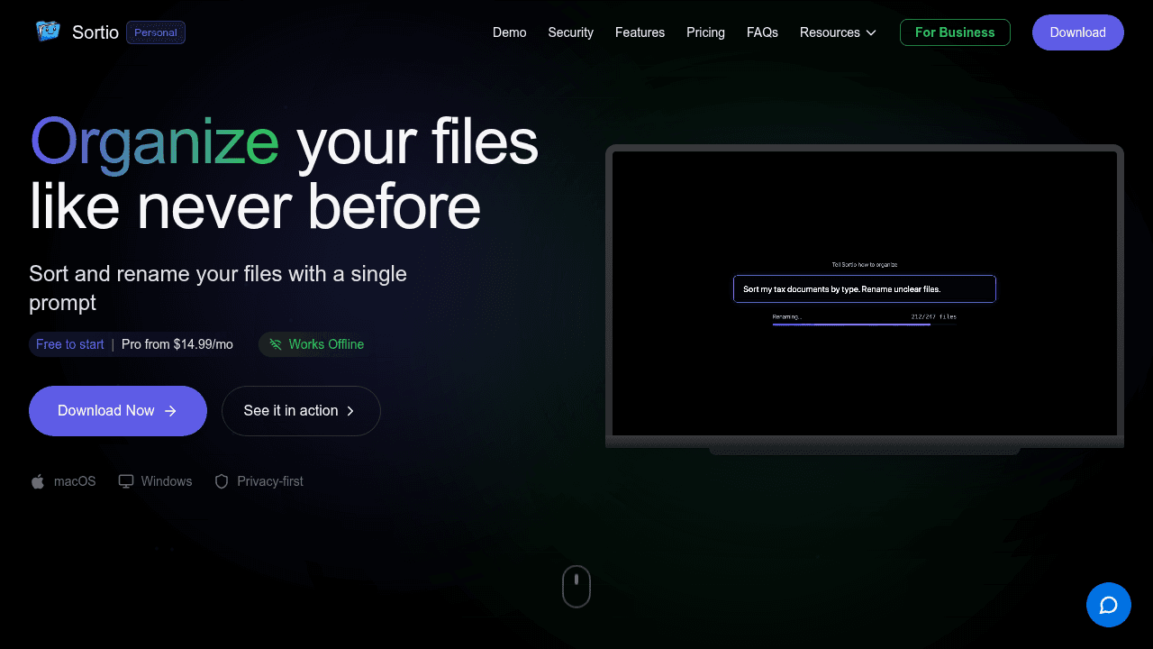 sortio website