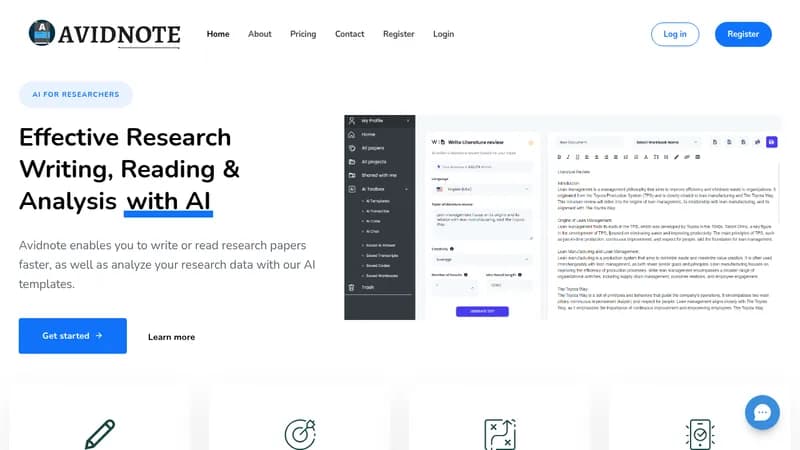avidnote website