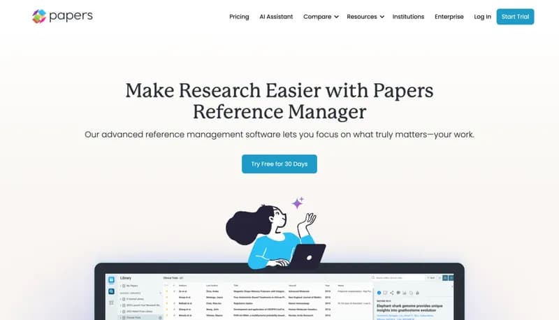 Papers screenshot